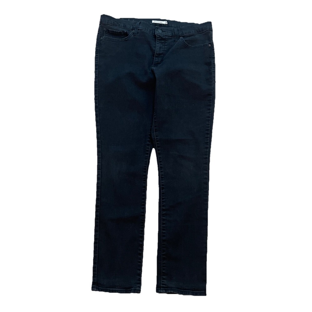 Levi's 311 Denim Jeans Black Women's Size 33 Shaping Skinny‎